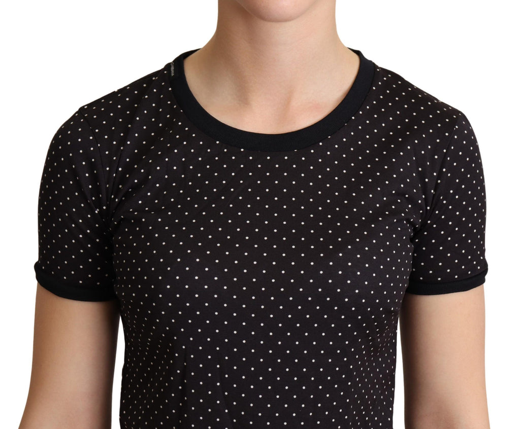 Dolce & Gabbana Black T-Shirt for Women side view