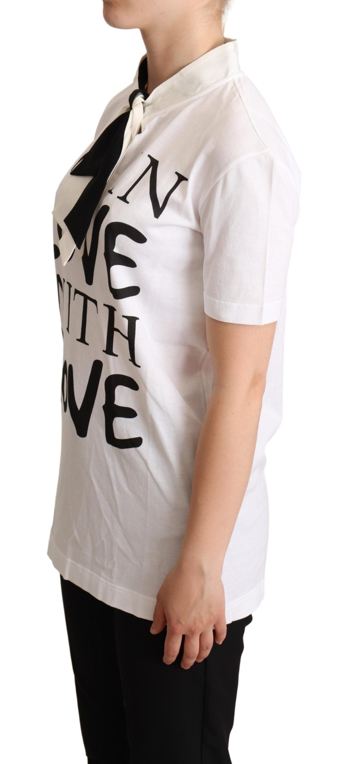 Dolce & Gabbana White T-Shirt for Women detail view