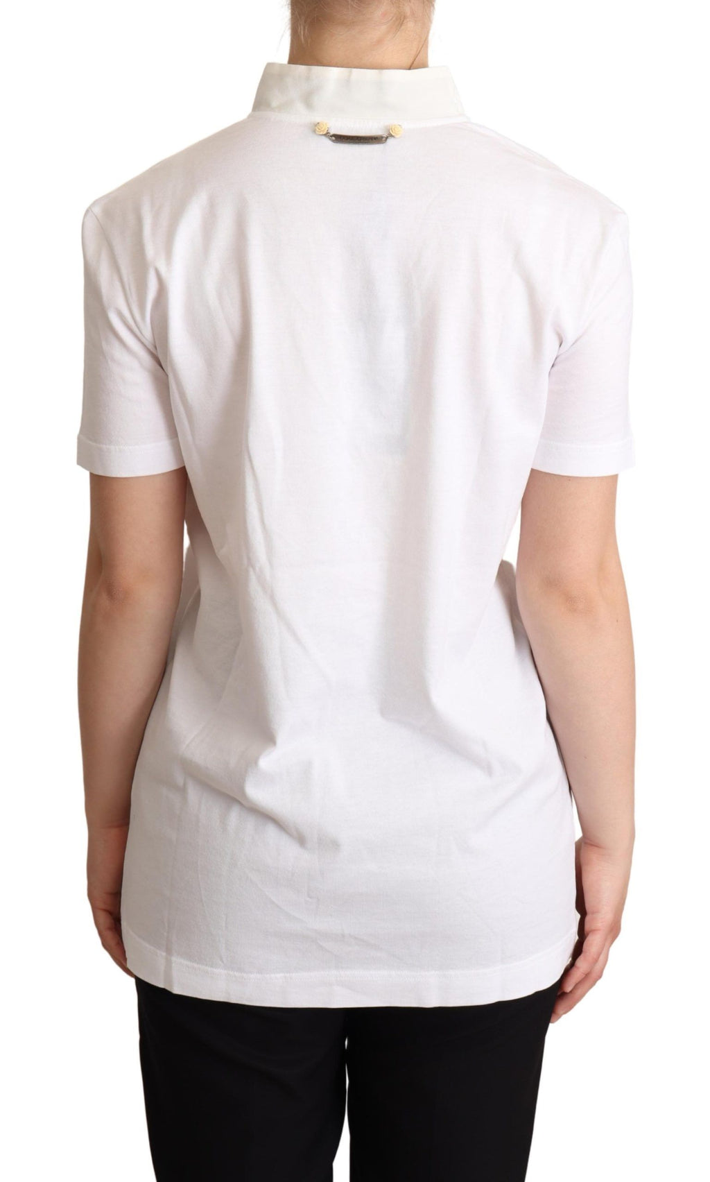 Dolce & Gabbana White T-Shirt for Women side view