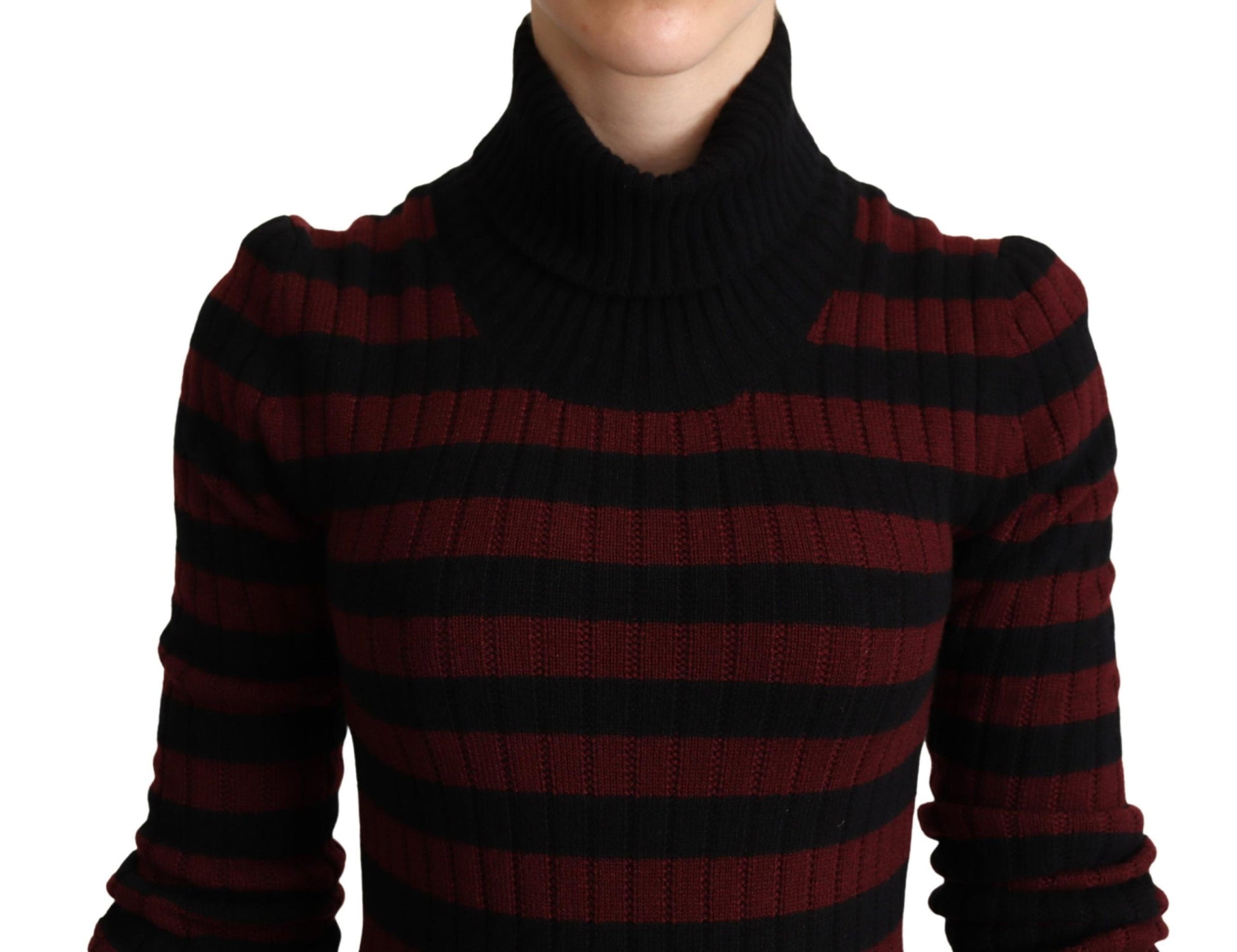 Dolce & Gabbana Red Turtleneck for Women side view
