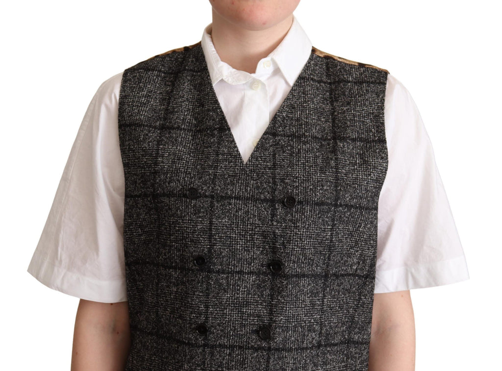 Dolce & Gabbana Grey Waistcoats for Women side view