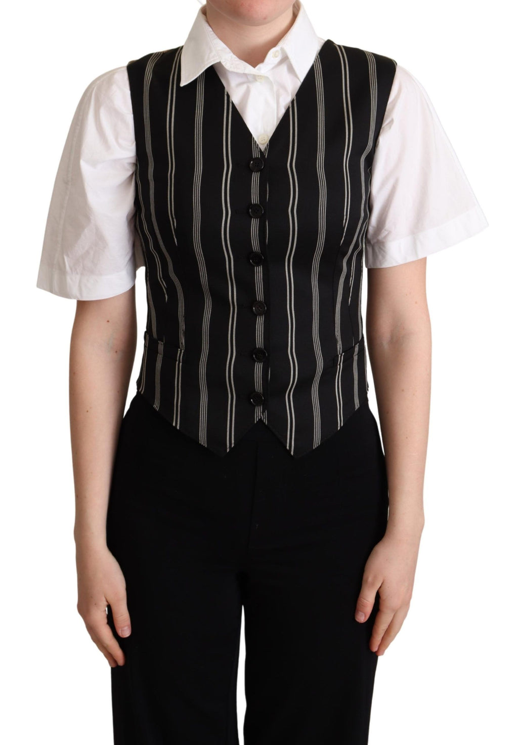Dolce & Gabbana Black Waistcoats for Women