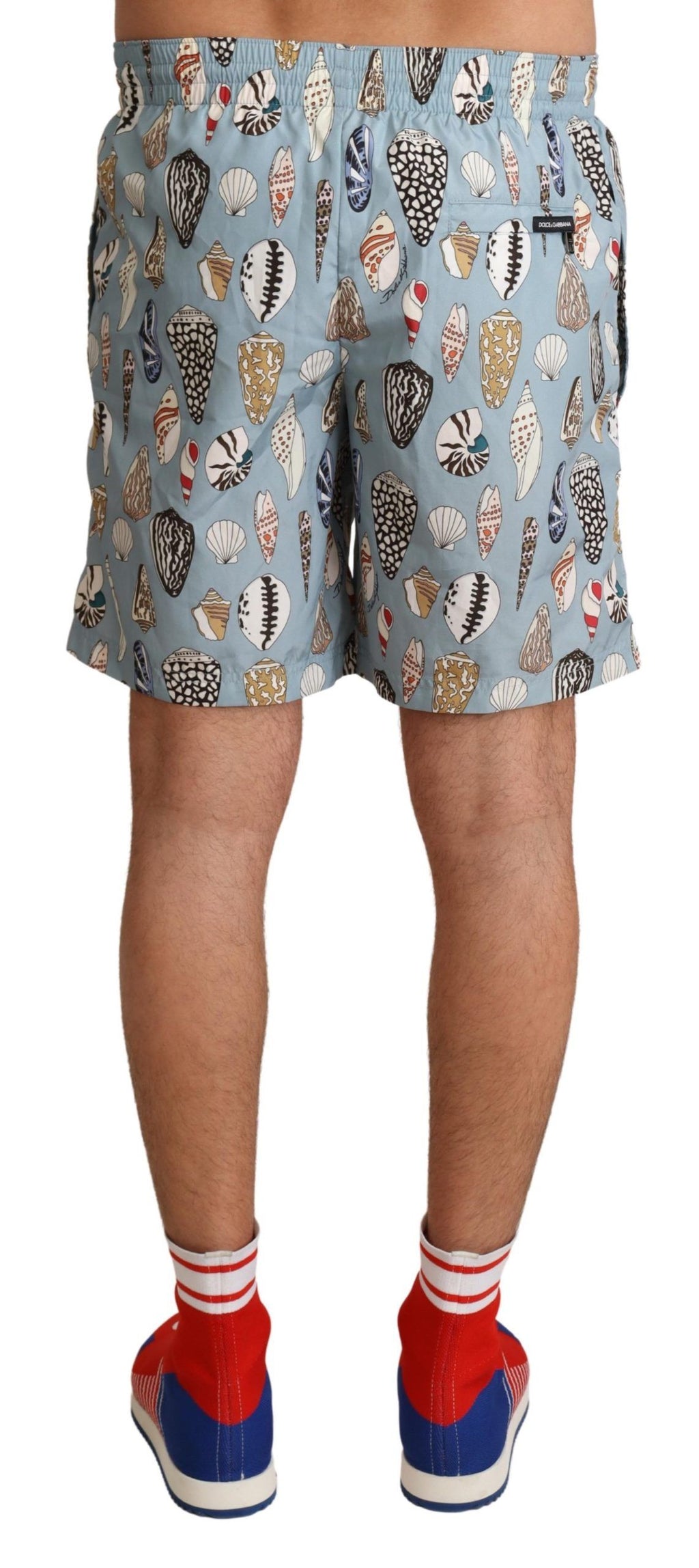 Dolce & Gabbana Blue Swim Shorts for Men detail view