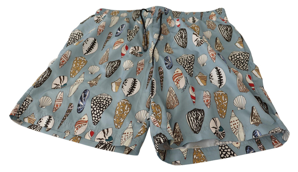 Dolce & Gabbana Blue Swim Shorts for Men side view