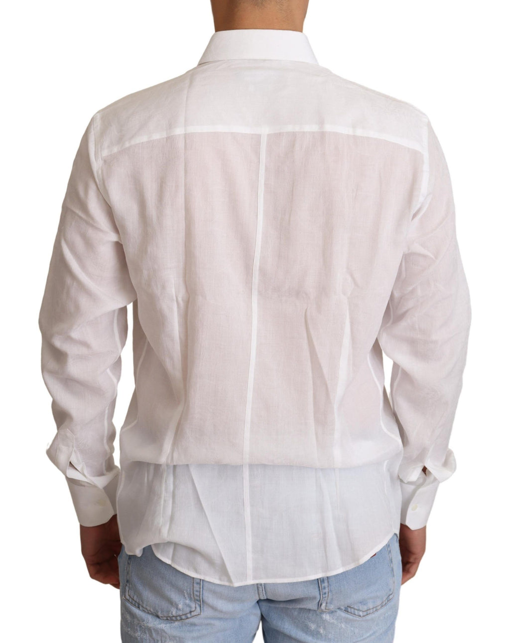 Dolce & Gabbana White Dress Shirt for Men detail view