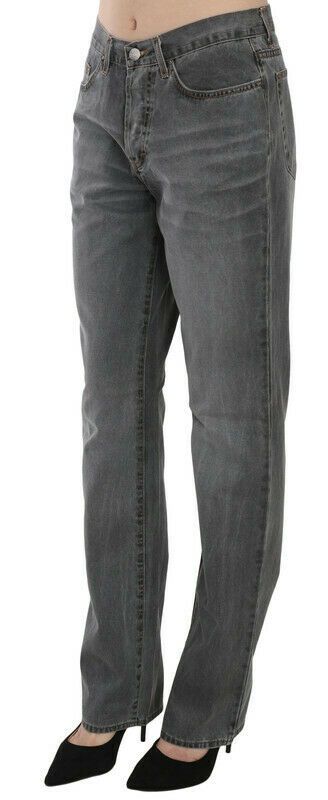 Just Cavalli Grey Straight Leg Jeans for Women alternate view