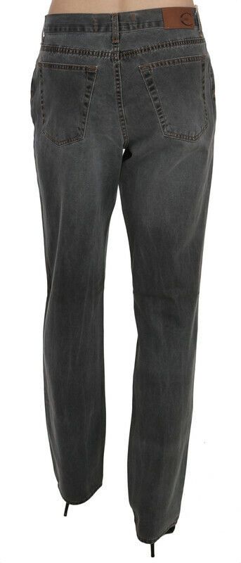 Just Cavalli Grey Straight Leg Jeans for Women detail view