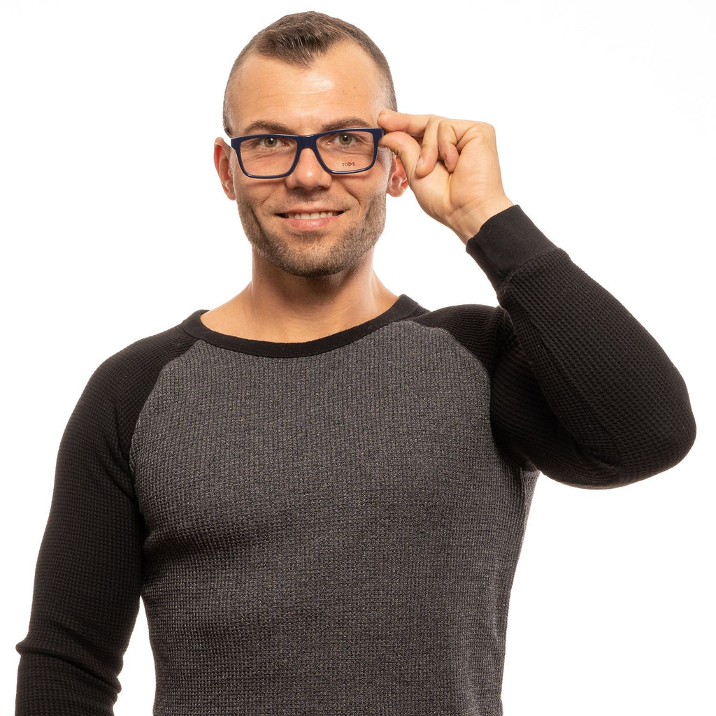 Tod's Blue Glasses Frames for Men side view