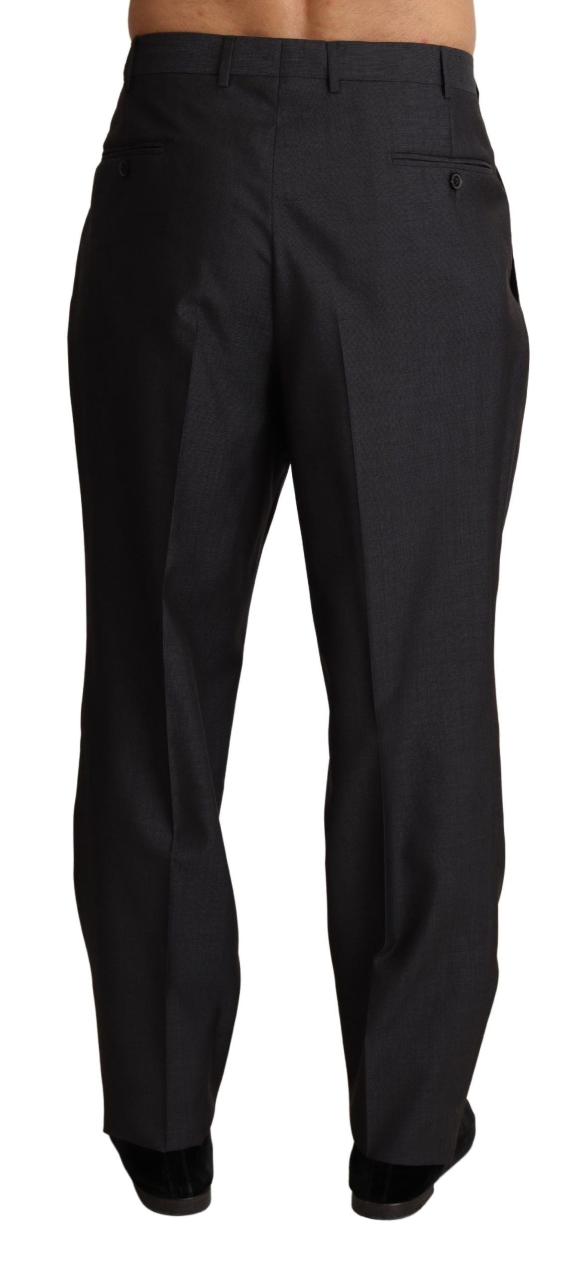 Dolce & Gabbana Grey Dress Pants for Men detail view