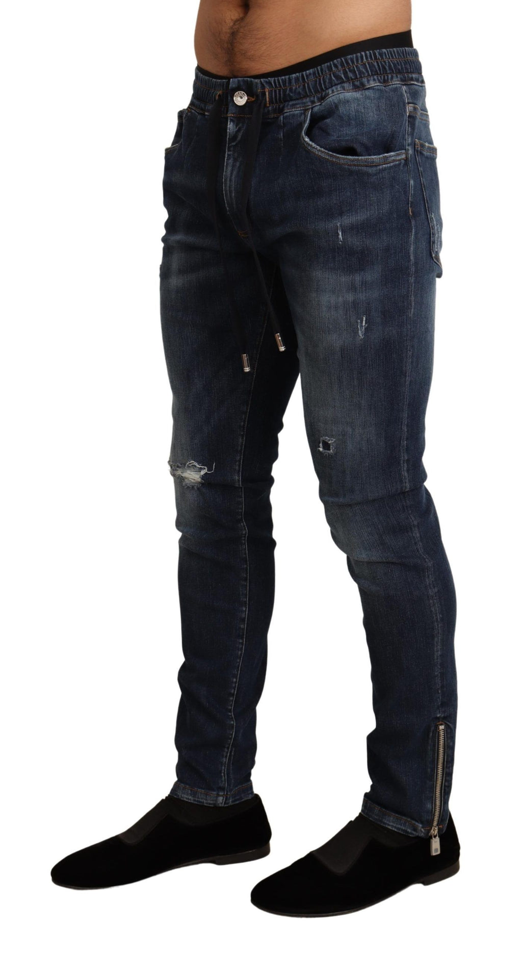 Dolce & Gabbana Blue Skinny Jeans for Men alternate view