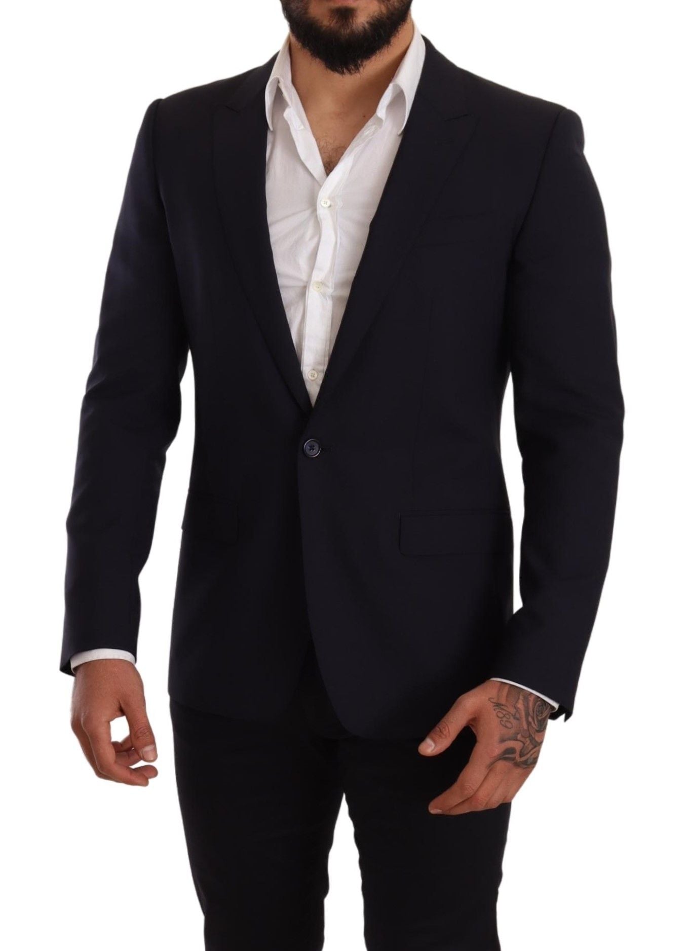 Dolce & Gabbana Blue Blazer for Men side view