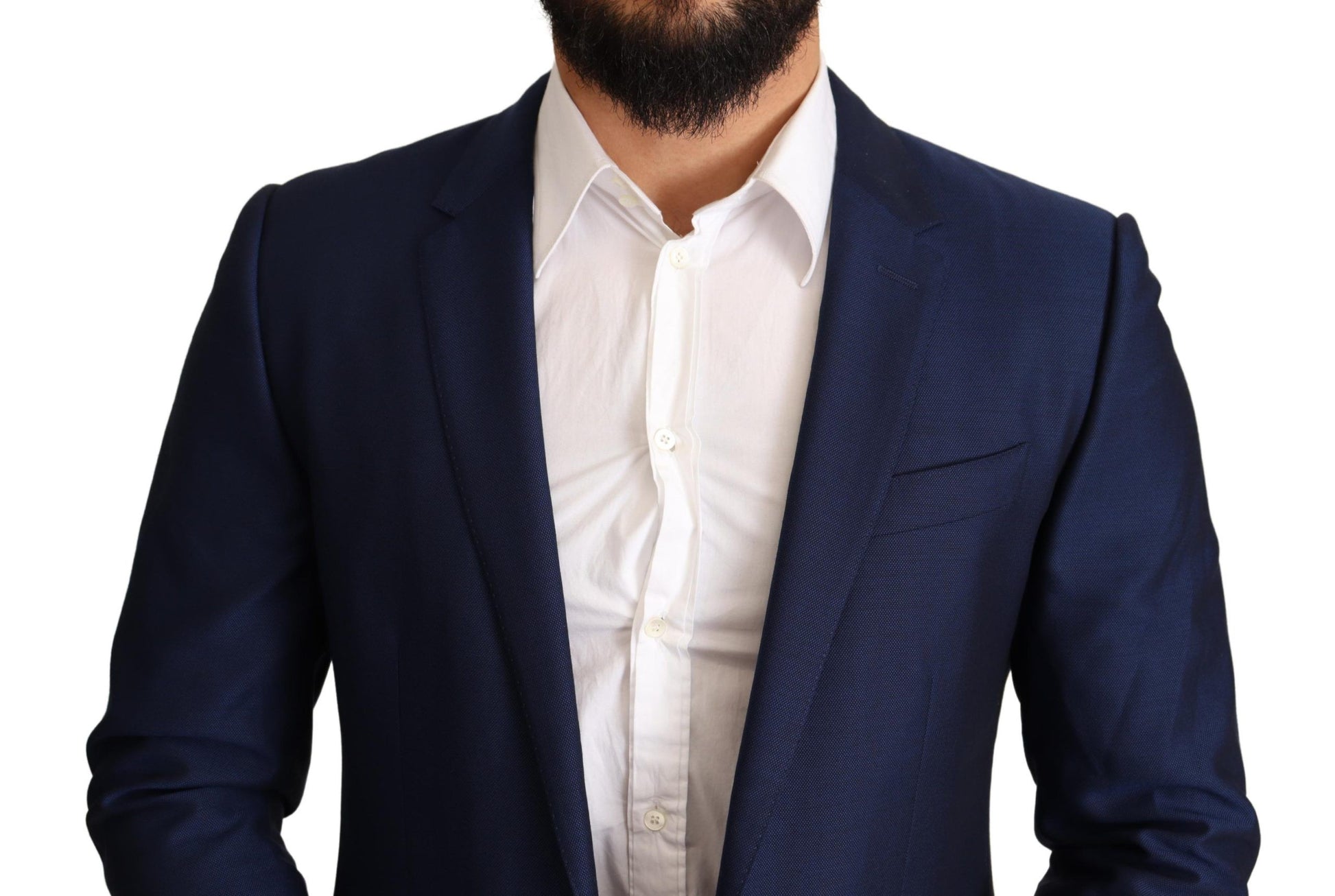 Dolce & Gabbana Blue Blazer for Men side view