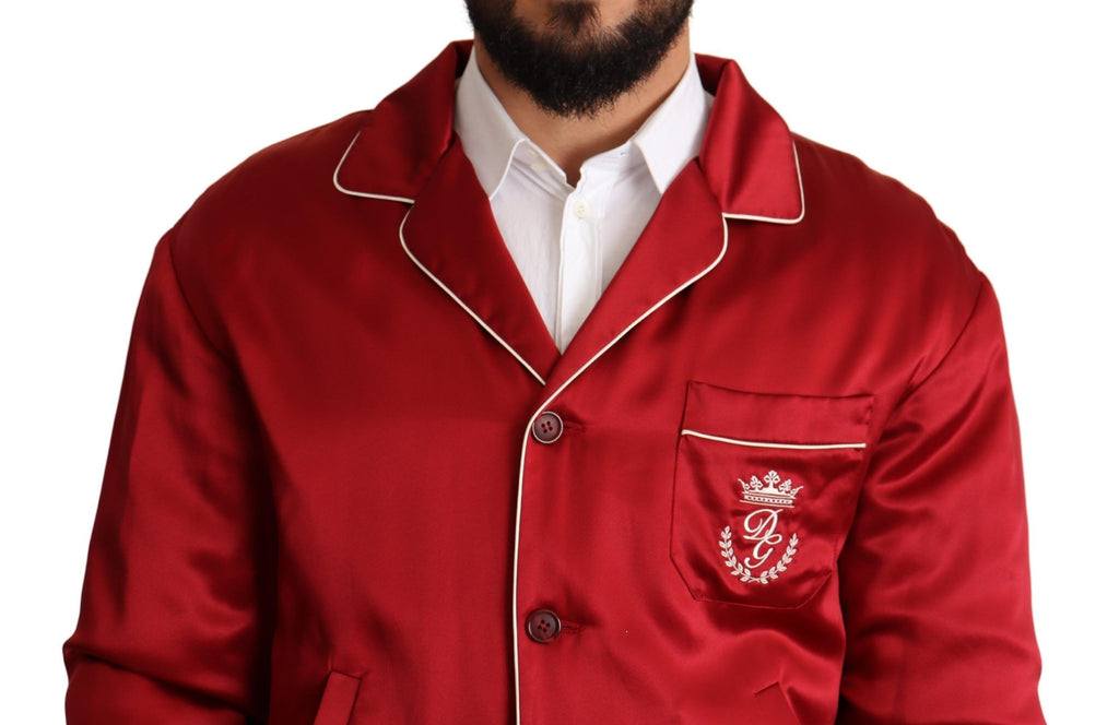 Dolce & Gabbana Red Bomber for Men side view