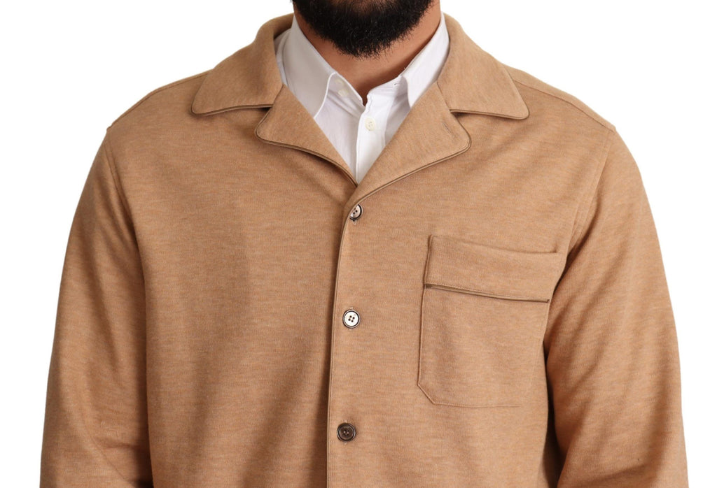 Dolce & Gabbana Blue Coat for Men side view