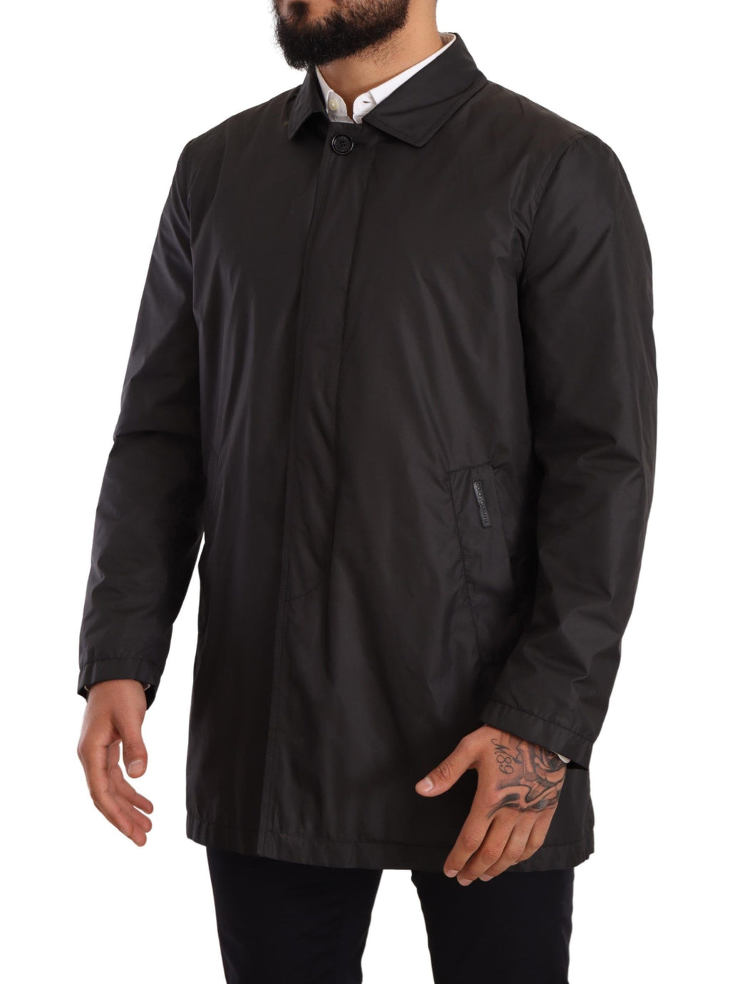 Dolce & Gabbana Black Trench Coats for Men alternate view