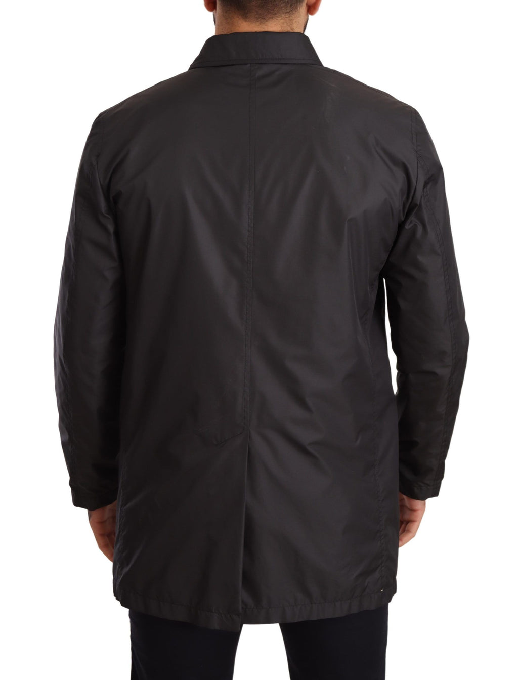 Dolce & Gabbana Black Trench Coats for Men detail view