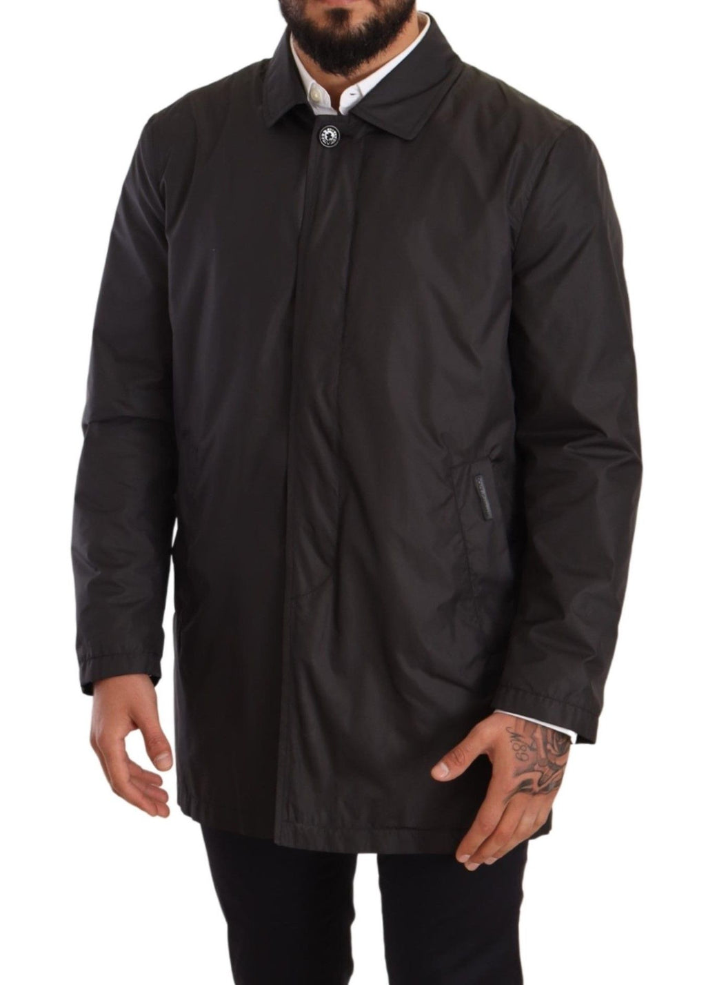 Dolce & Gabbana Black Trench Coats for Men additional view