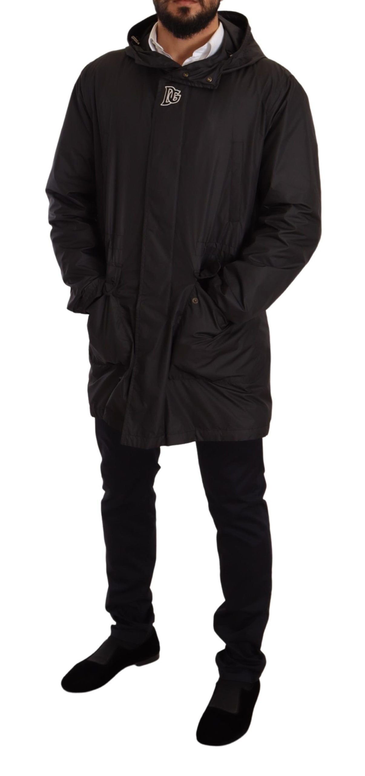 Dolce & Gabbana Black Trench Coats for Men additional view