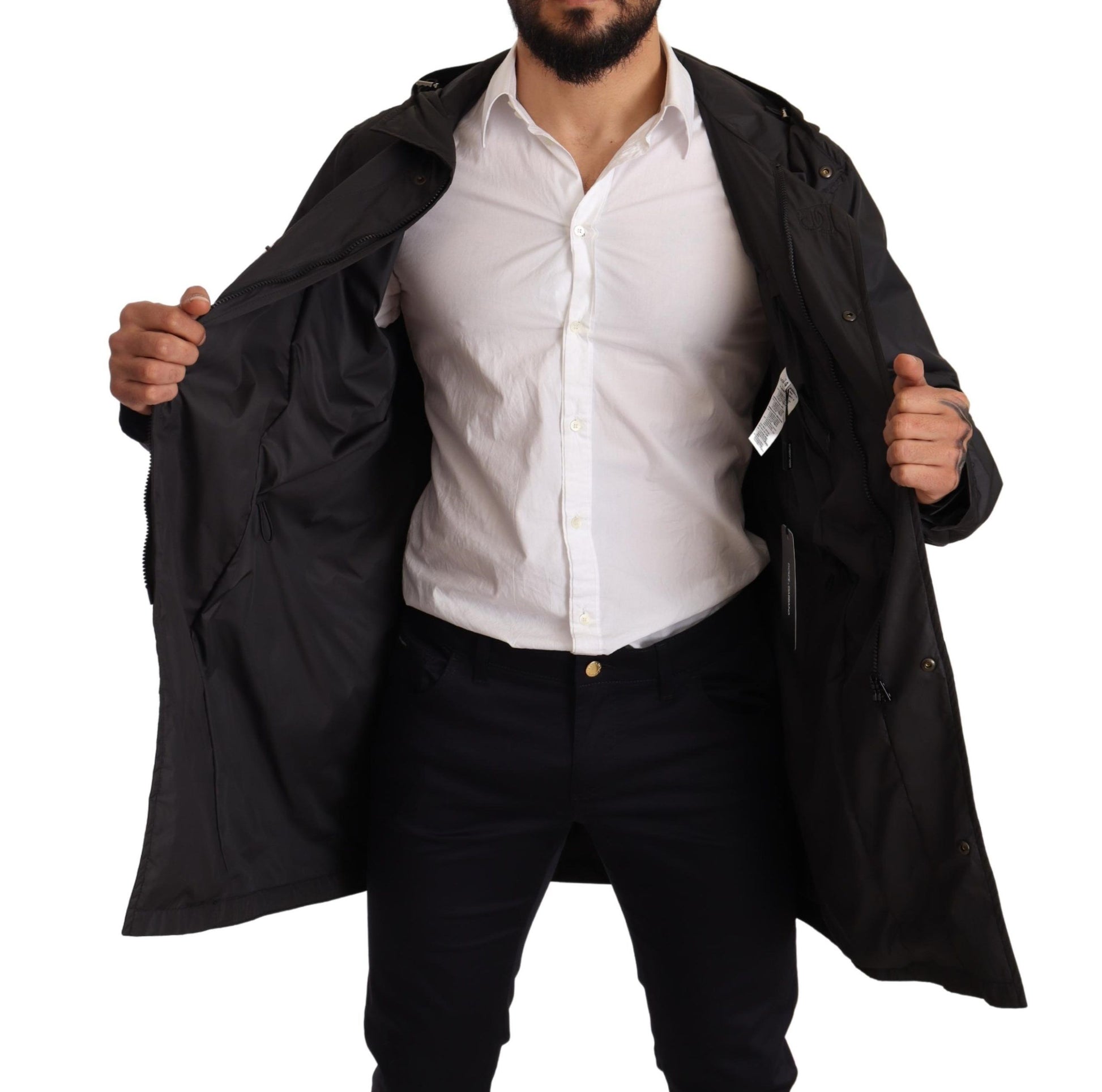 Dolce & Gabbana Black Trench Coats for Men additional view