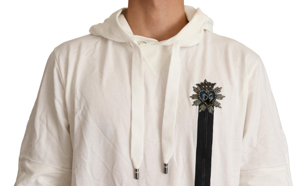 Dolce & Gabbana White Hoodie for Men additional view