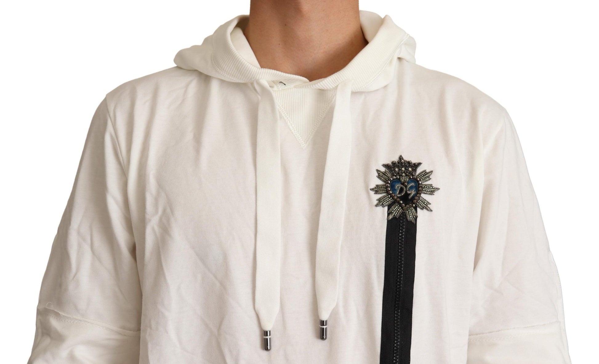 Dolce & Gabbana White Hoodie for Men additional view