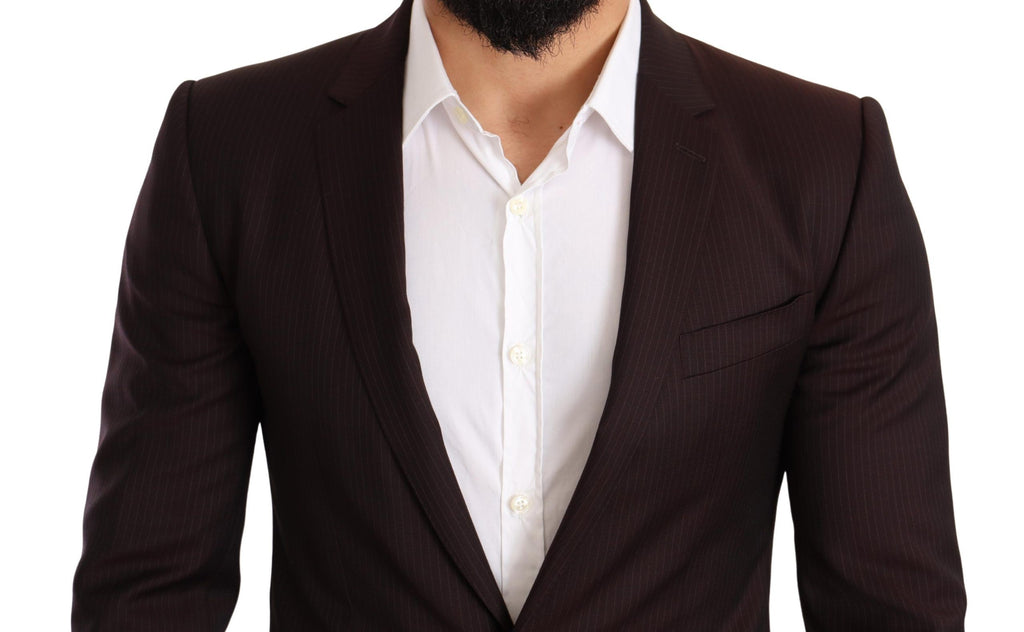 Dolce & Gabbana Red Two Piece Suits for Men side view