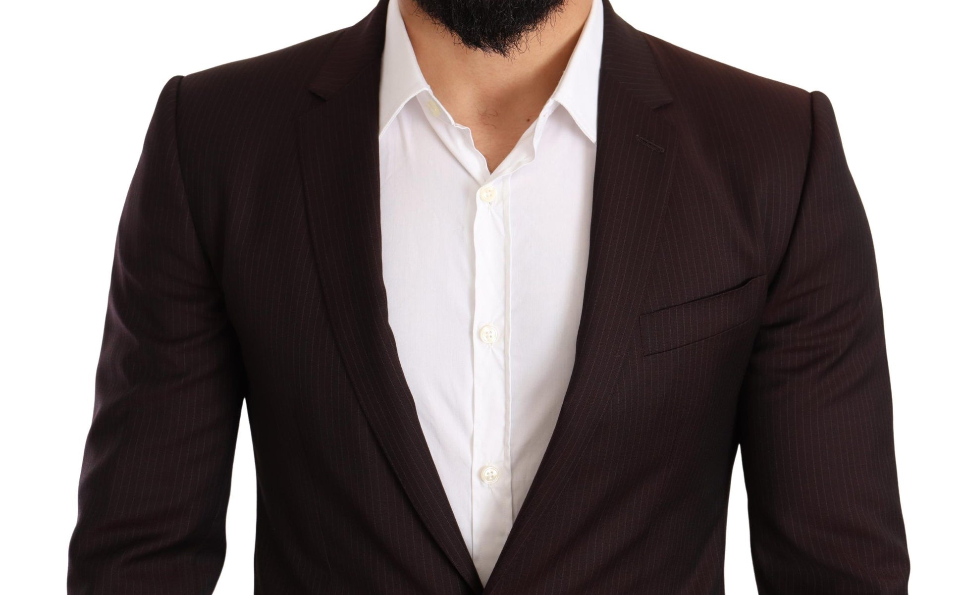 Dolce & Gabbana Red Two Piece Suits for Men side view