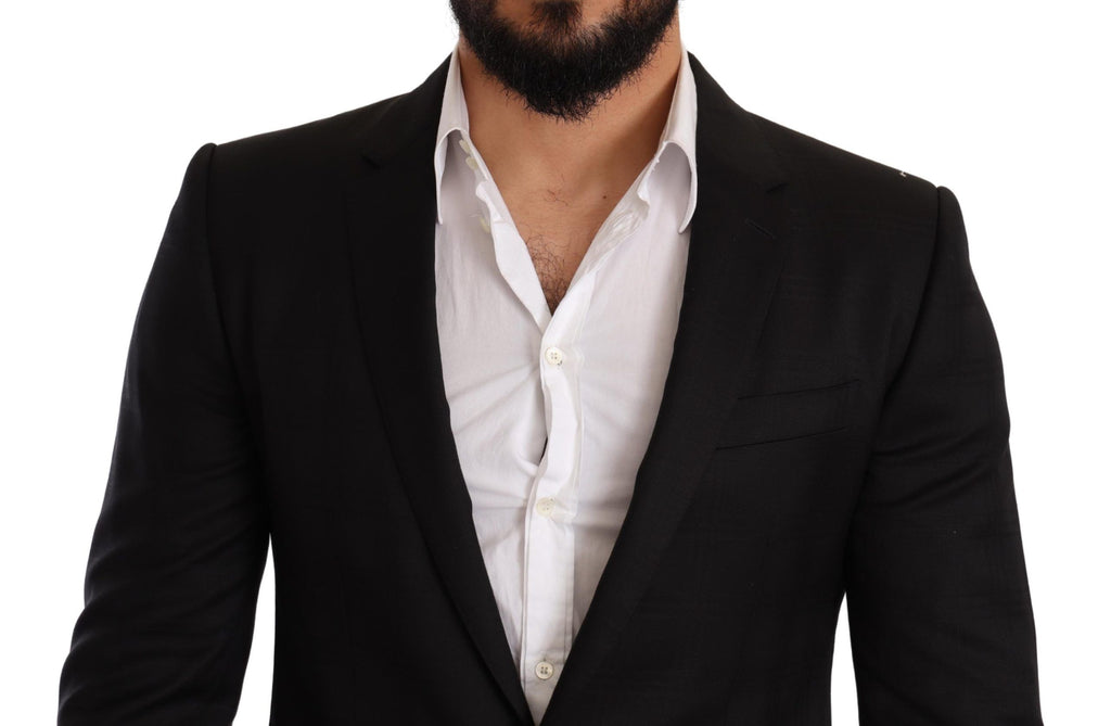 Dolce & Gabbana Black Two Piece Suits for Men detail view