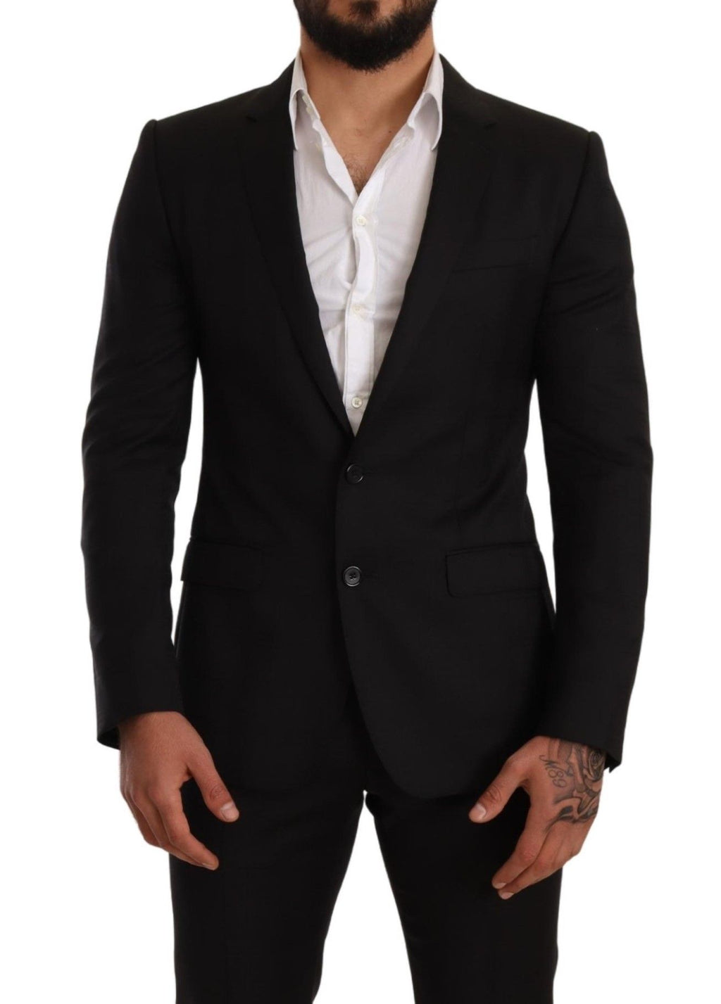 Dolce & Gabbana Black Two Piece Suits for Men