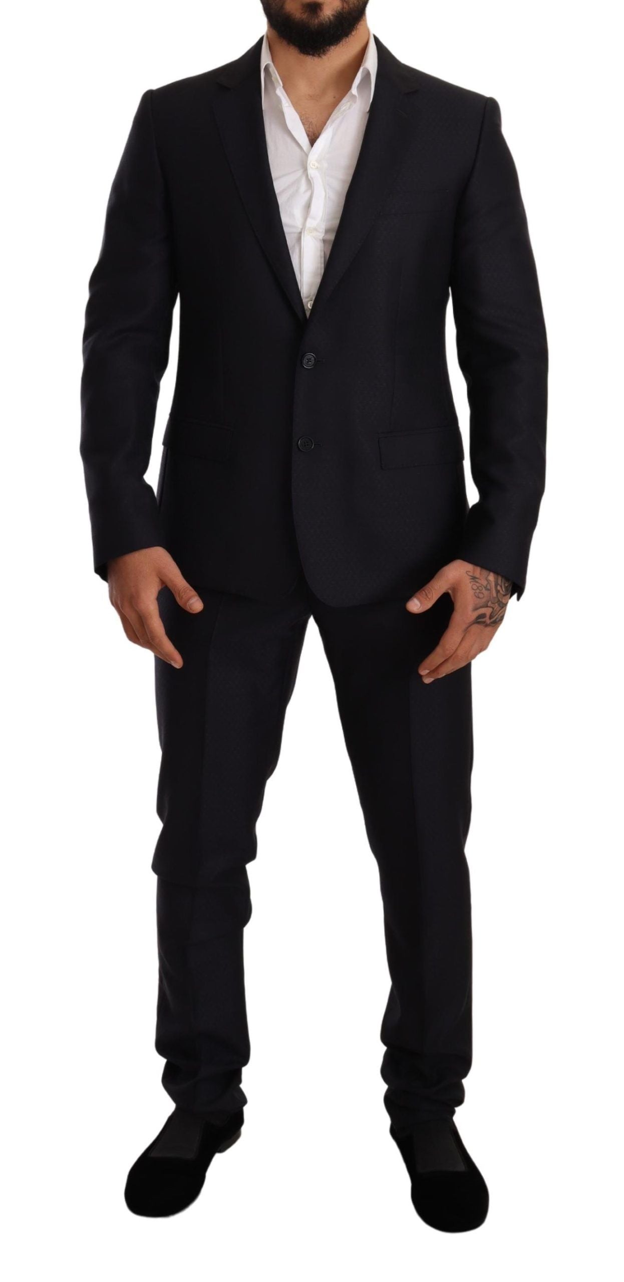 Dolce & Gabbana Blue Two Piece Suits for Men