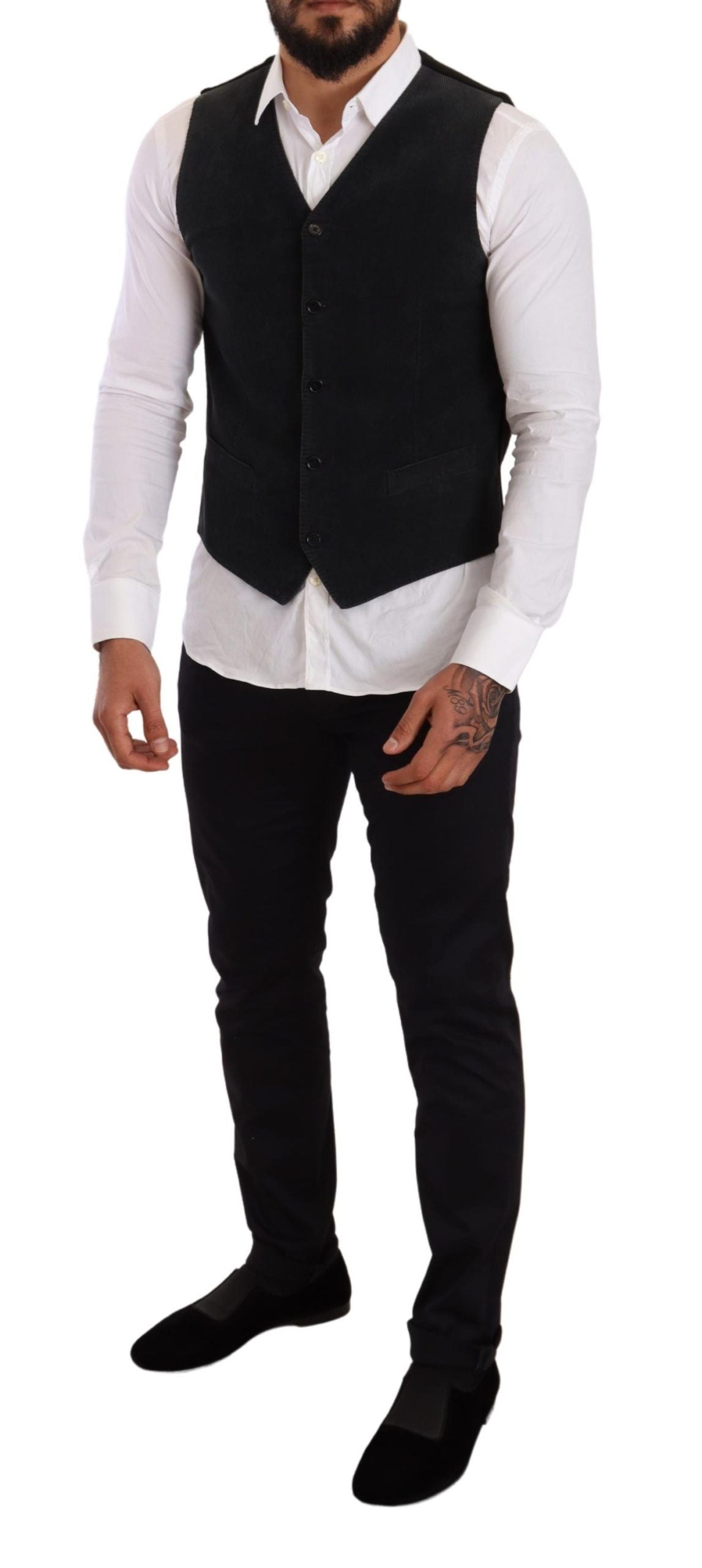 Dolce & Gabbana Black Waistcoats for Men additional view