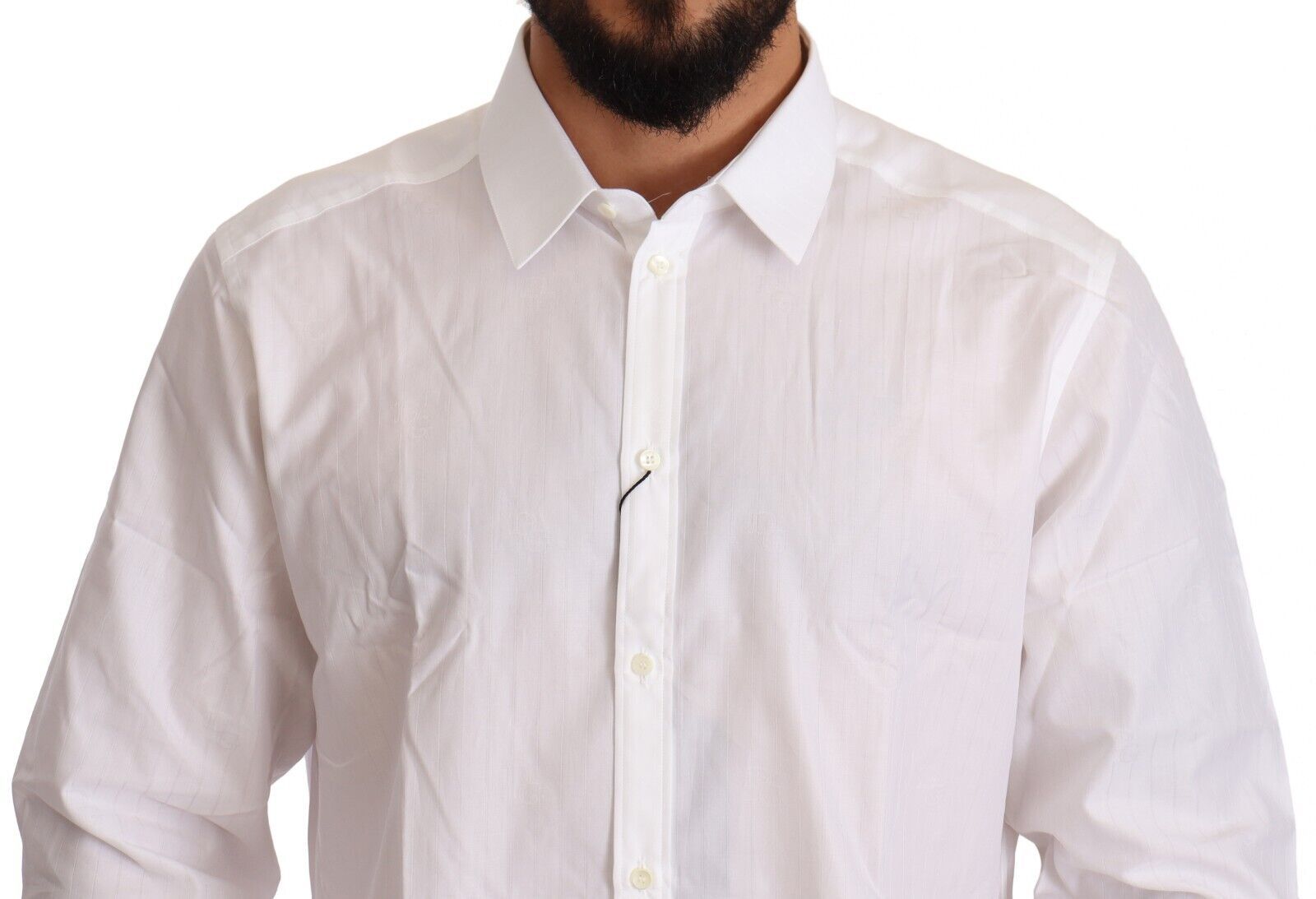 Dolce & Gabbana White Dress Shirt for Men side view