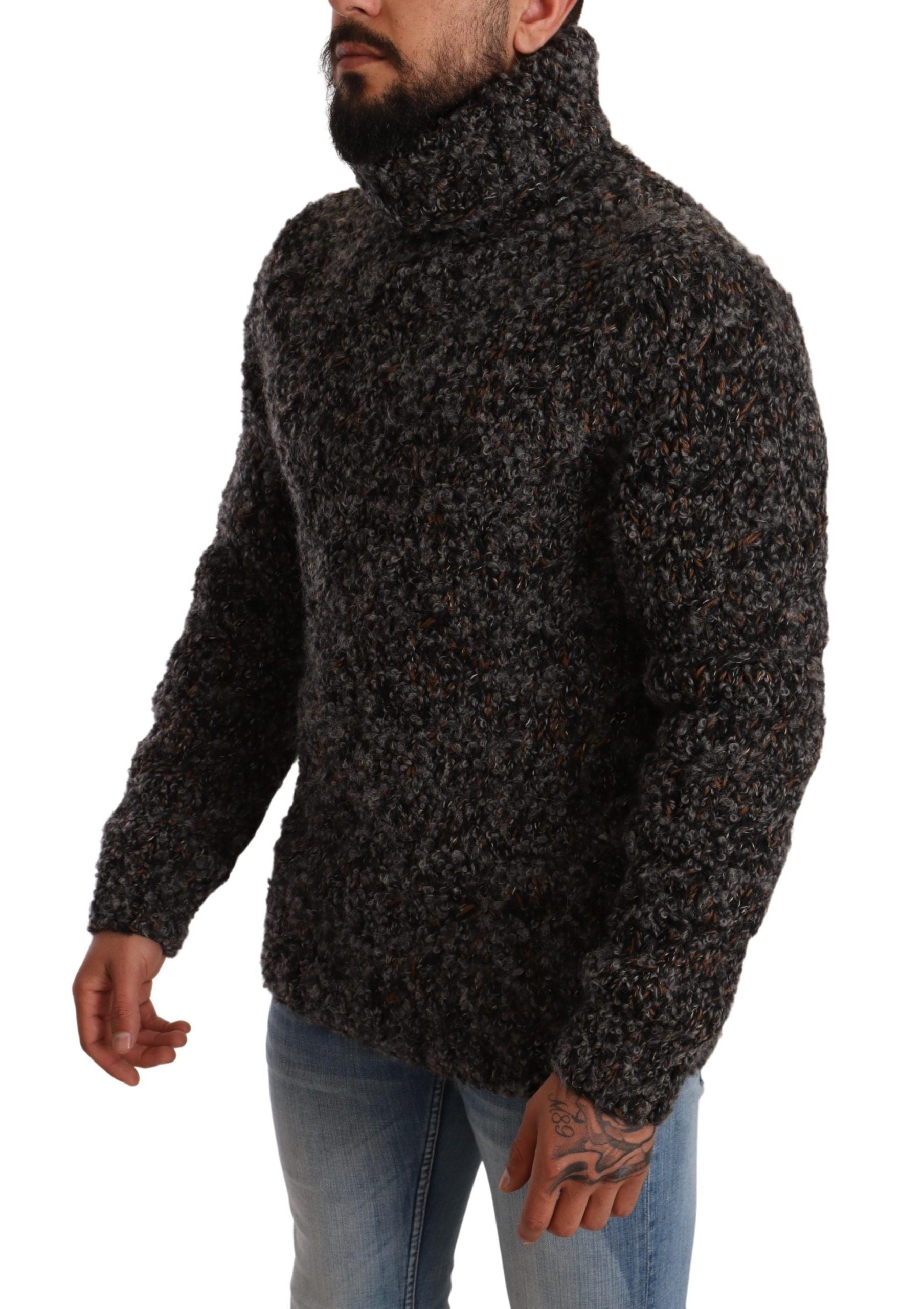 Dolce & Gabbana Grey Turtleneck for Men alternate view