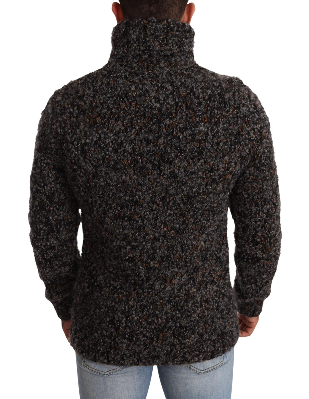Dolce & Gabbana Grey Turtleneck for Men detail view