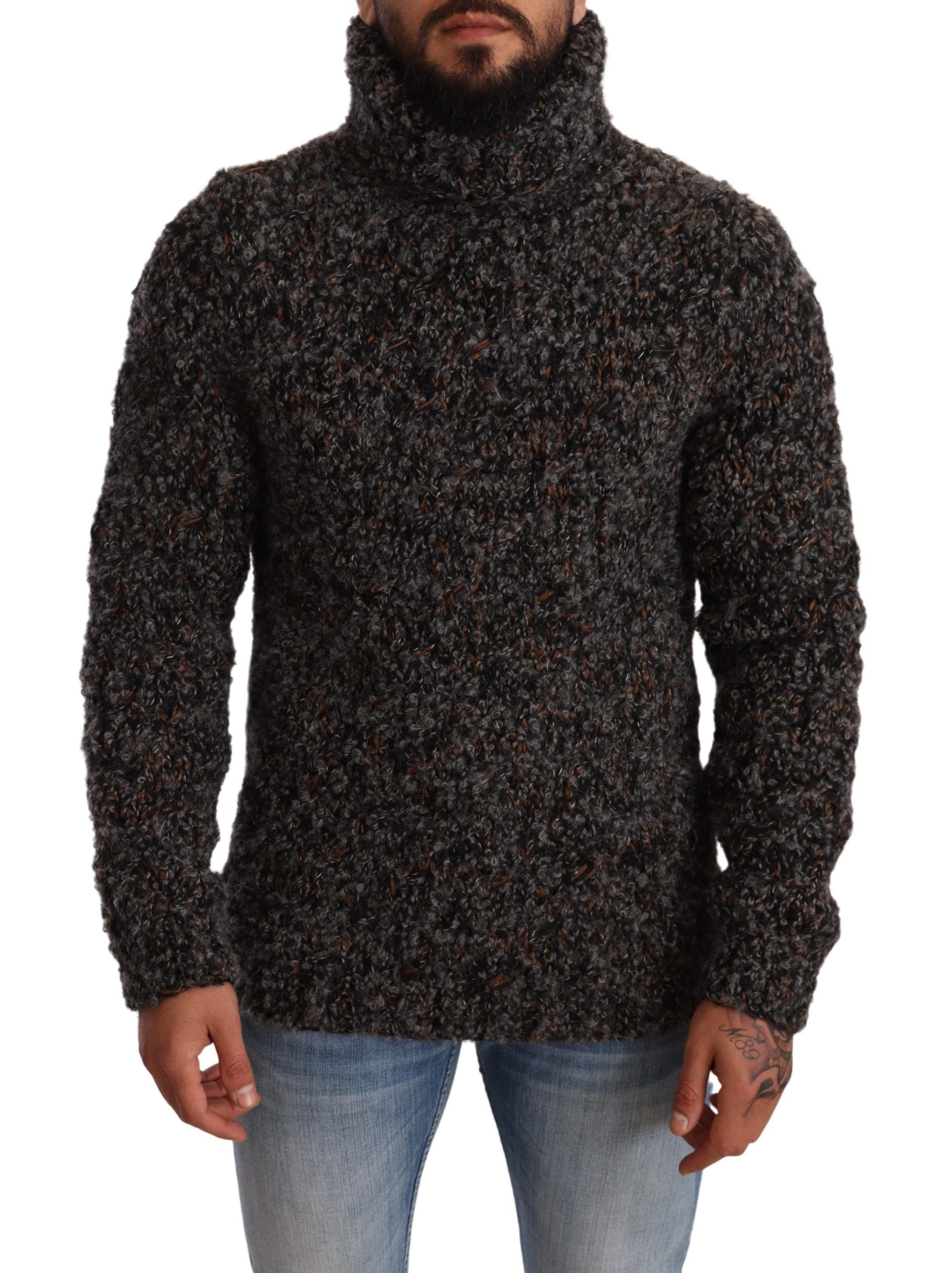 Dolce & Gabbana Grey Turtleneck for Men
