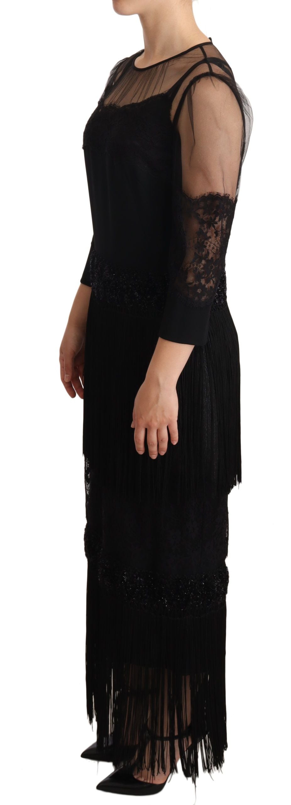 Dolce & Gabbana Black Long Dress for Women alternate view