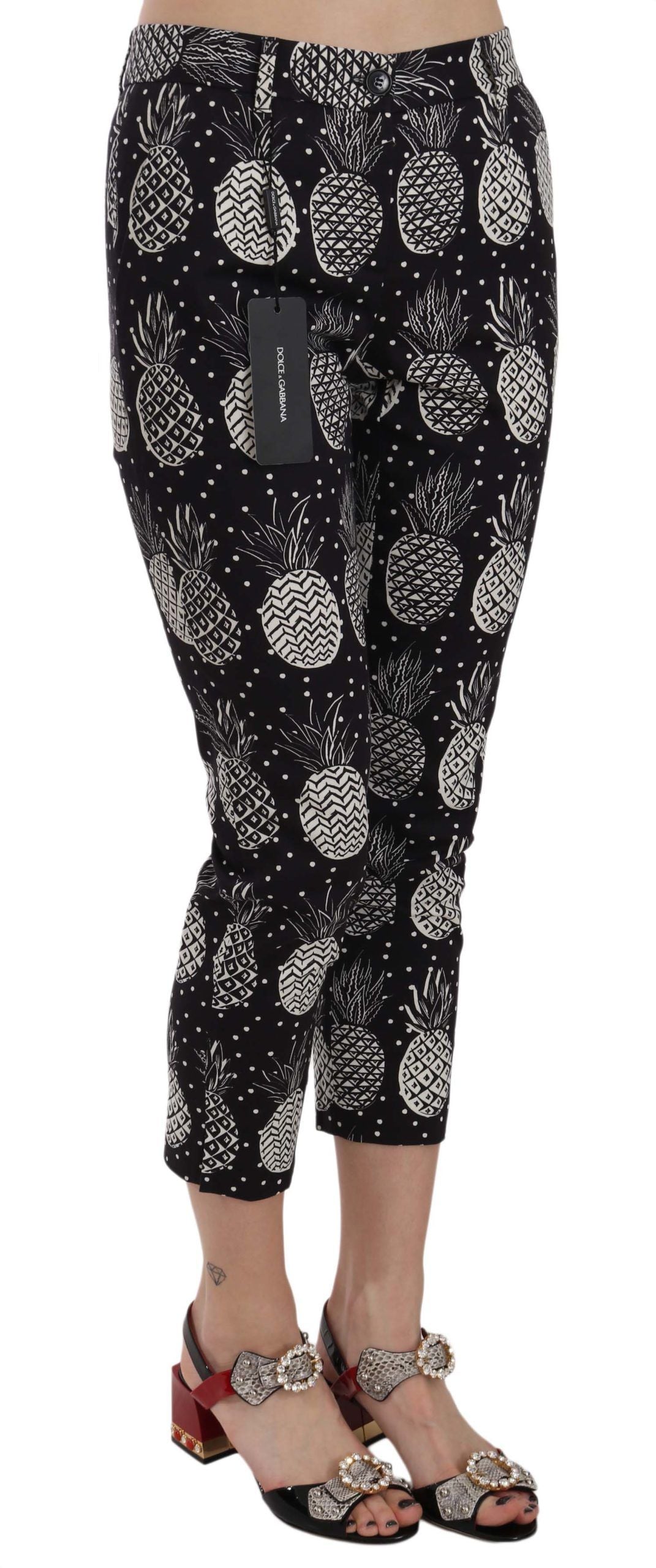 Dolce & Gabbana Black Cropped Pants for Women alternate view