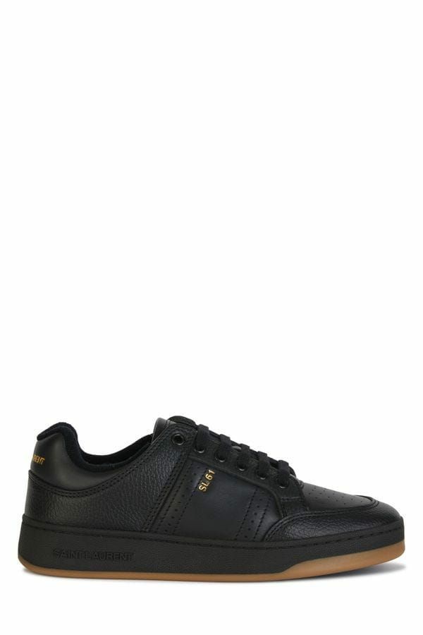 Saint Laurent Black Low Top Sneakers for Men