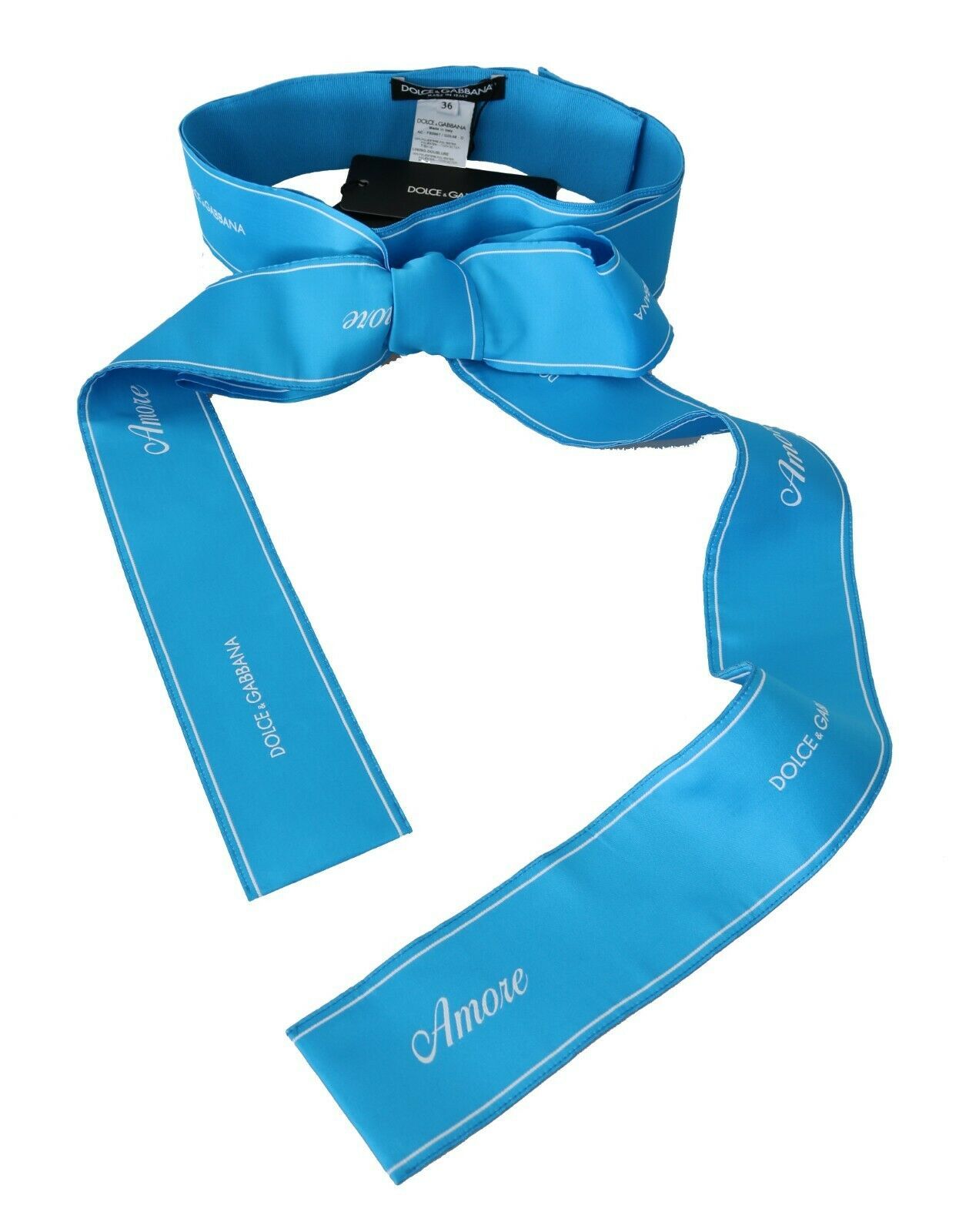 Dolce & Gabbana Blue High Waist Belts for Women alternate view