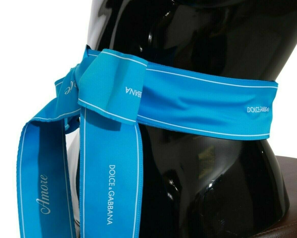Dolce & Gabbana Blue High Waist Belts for Women detail view