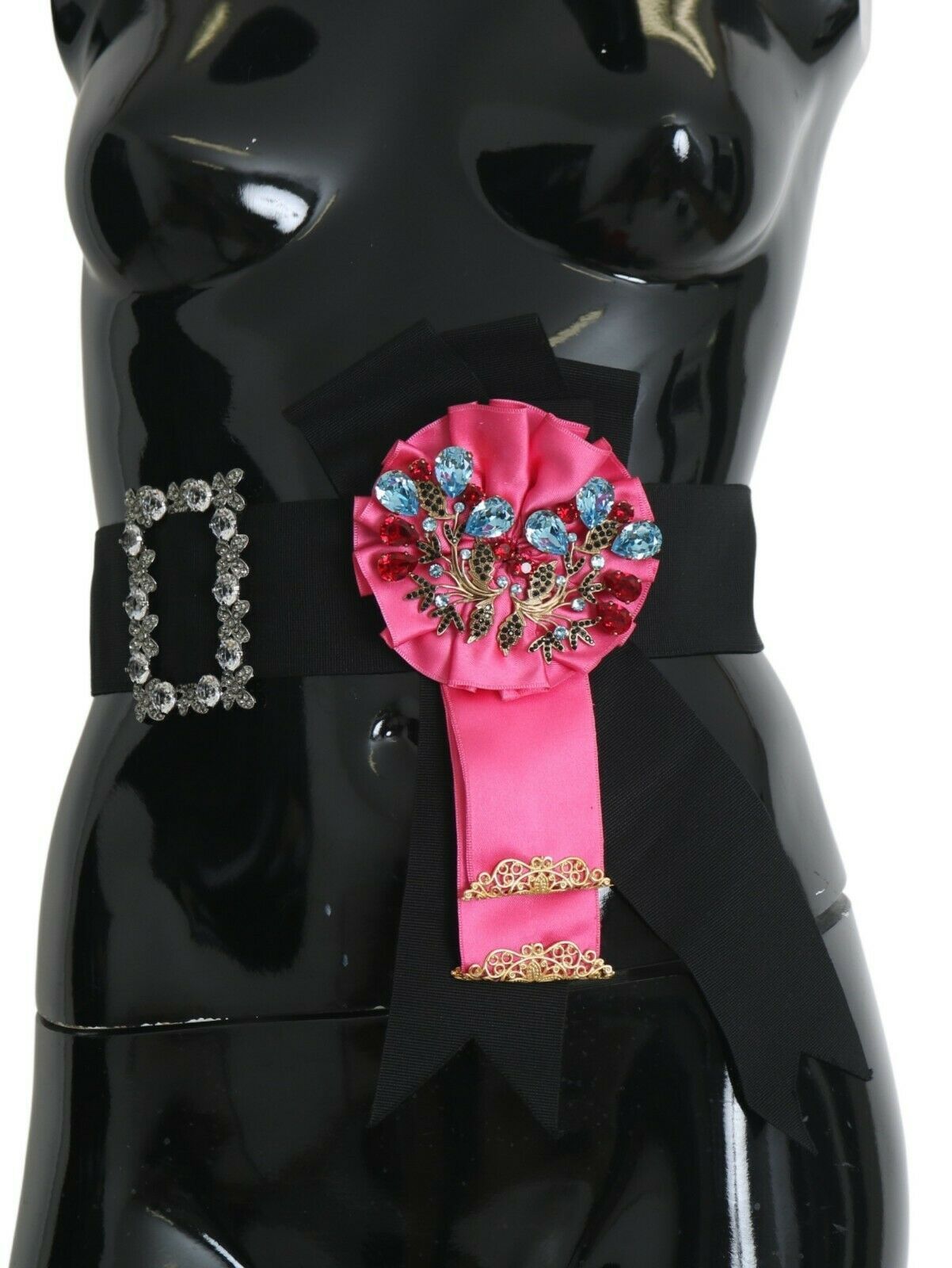 Dolce & Gabbana Black High Waist Belts for Women