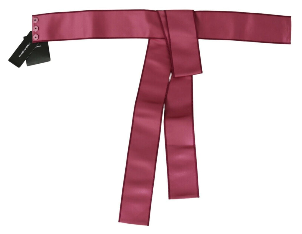 Dolce & Gabbana Pink High Waist Belts for Women side view