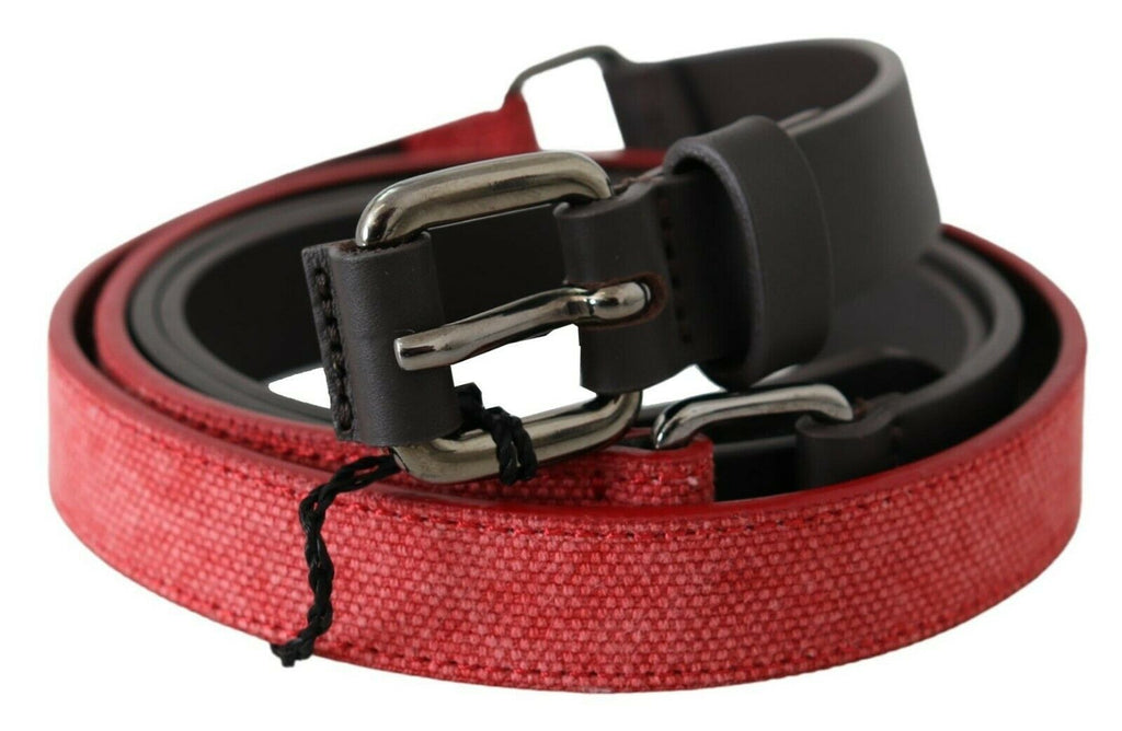 Costume National Red High Waist Belts for Women alternate view
