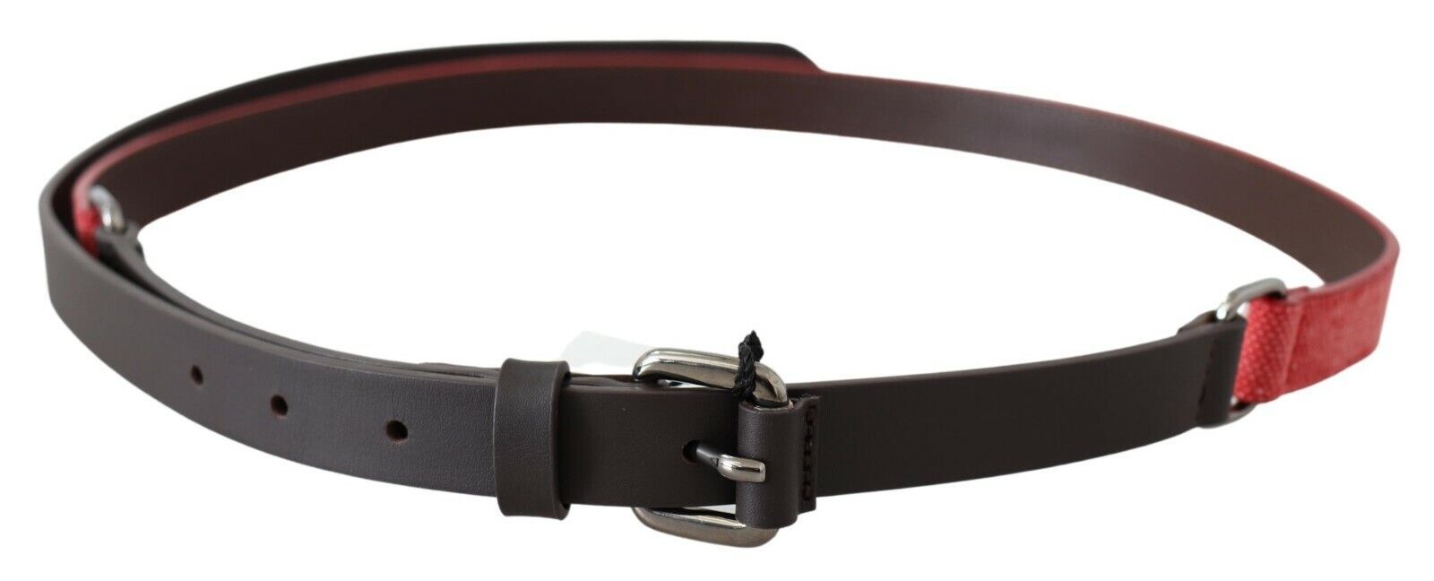Costume National Red High Waist Belts for Women detail view