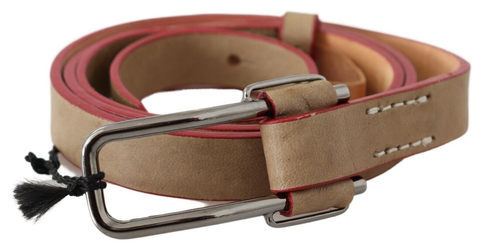 Costume National Beige High Waist Belts for Women detail view