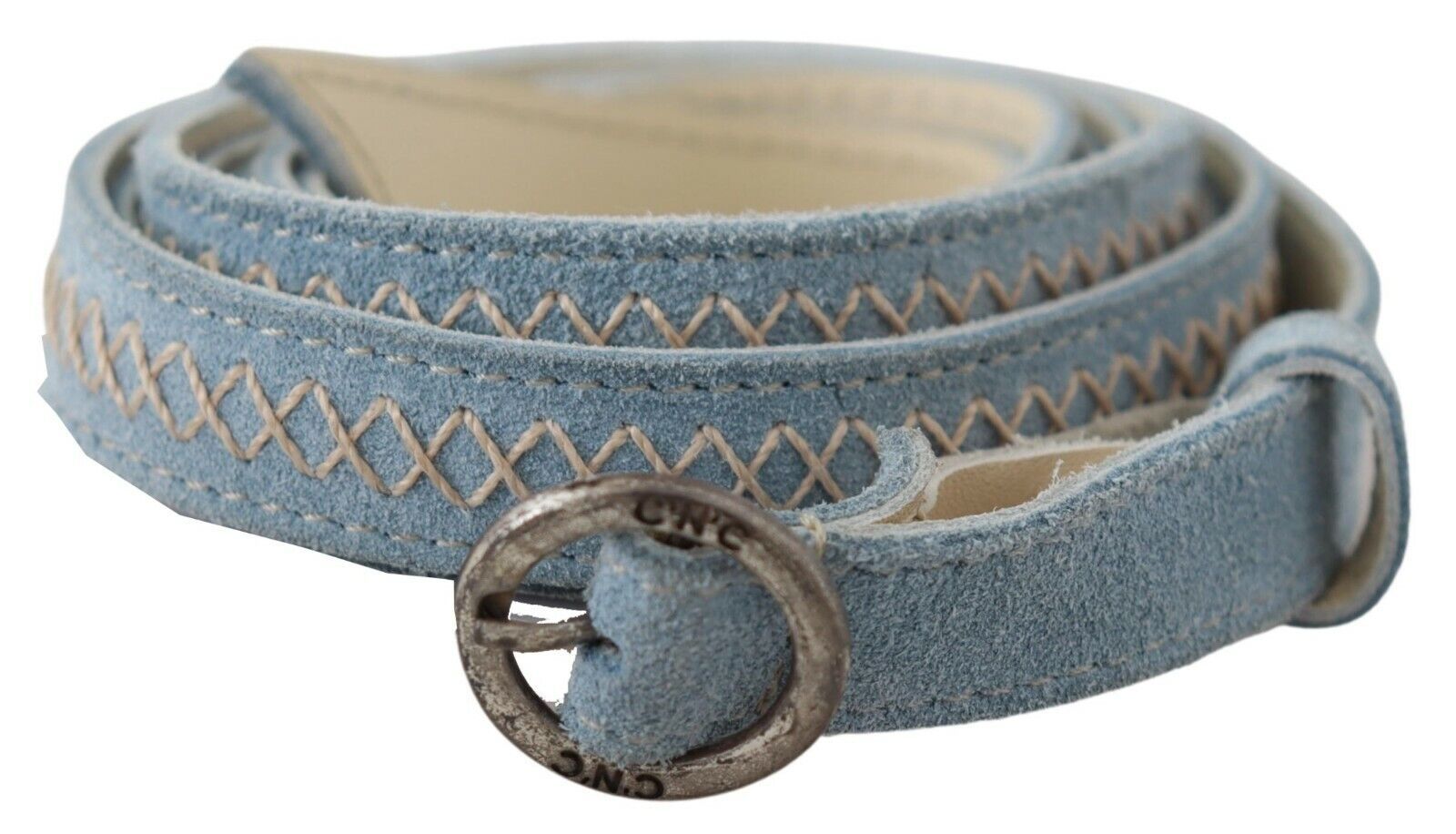 Costume National Blue High Waist Belts for Women