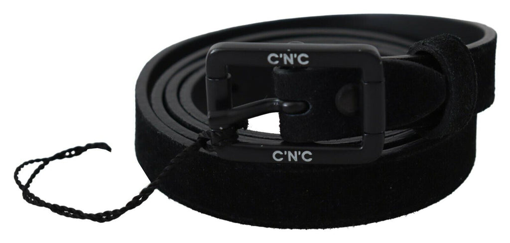 Costume National Black High Waist Belts for Women