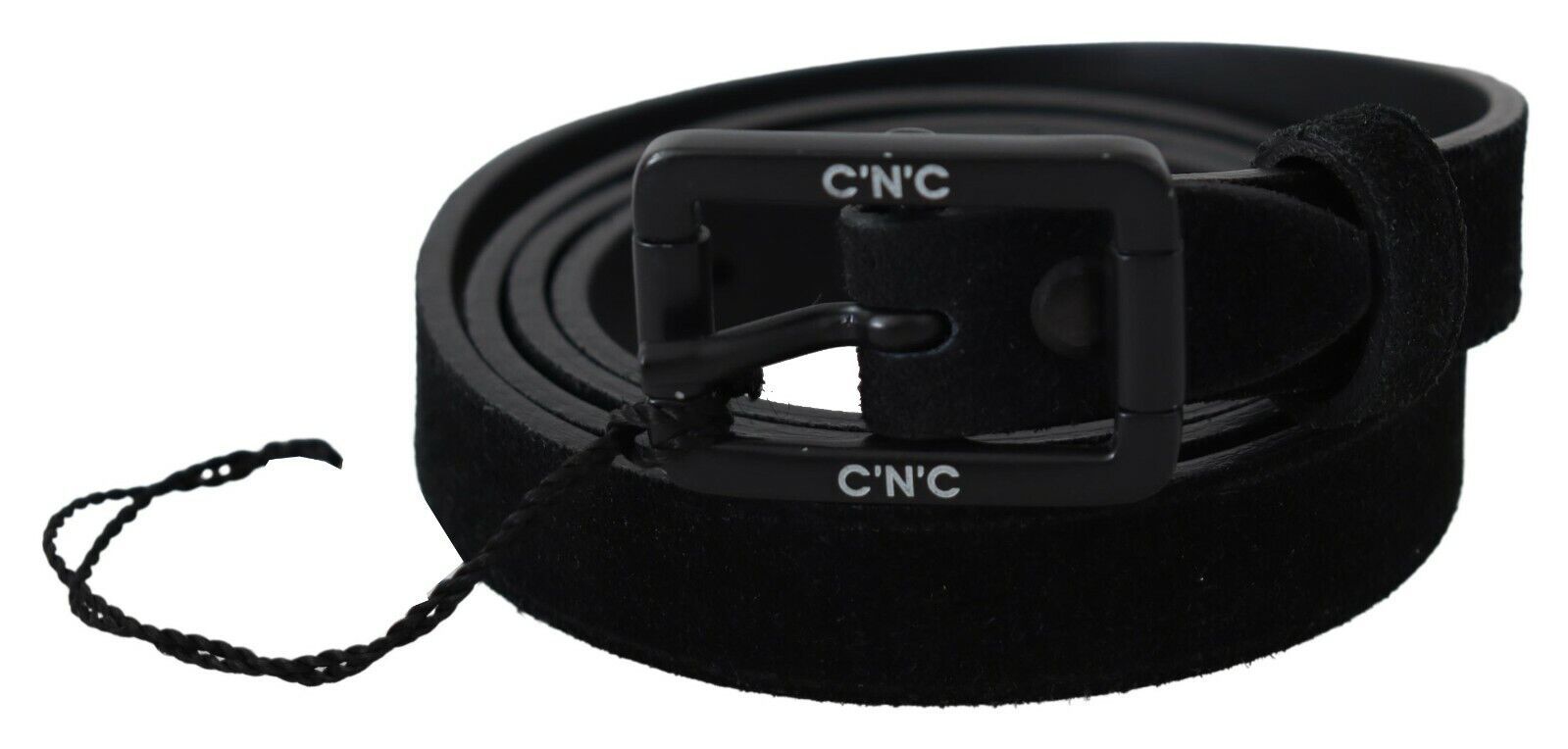 Costume National Black High Waist Belts for Women