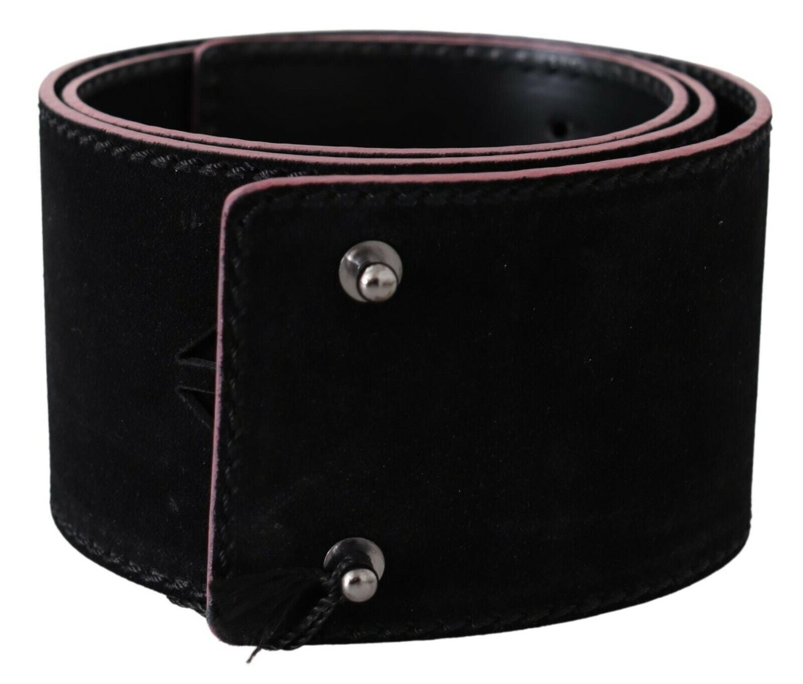 Costume National Black High Waist Belts for Women