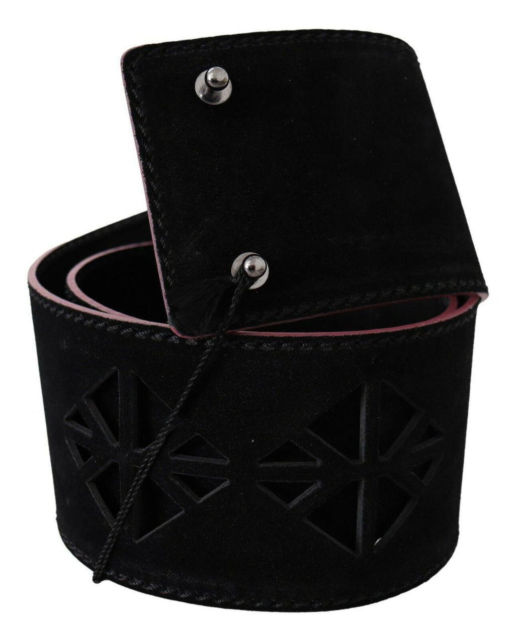 Costume National Black High Waist Belts for Women alternate view